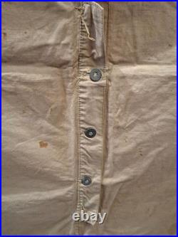 Toile De Tente Francaise Modele 35 Avec Rubans France 40 Datee 1935