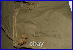 Toiles de tente US ARMY WW2 bien marquée datées 1945