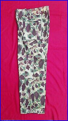 Trousers US HBT WW2 Camouflage Normandie élite pas casque