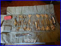 Trousse et instruments chirurgicaux US Army Medical