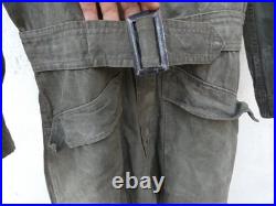 US ARMY WW2 Authentique Combinaison HBT Impregnée Anti Gaz PG Vendu en l'état