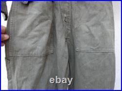 US ARMY WW2 Authentique Combinaison HBT Impregnée Anti Gaz PG Vendu en l'état