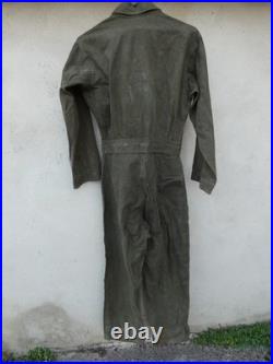 US ARMY WW2 Authentique Combinaison HBT Impregnée Anti Gaz PG Vendu en l'état