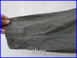 US ARMY WW2 Authentique Combinaison HBT Impregnée Anti Gaz PG Vendu en l'état