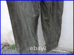 US ARMY WW2 Authentique Combinaison HBT Impregnée Anti Gaz PG Vendu en l'état