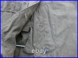 US ARMY WW2 Authentique Combinaison HBT Impregnée Anti Gaz PG Vendu en l'état
