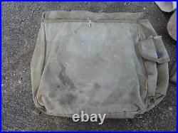 US ARMY WW2 Lot Musette 36 Pelle T Calecon Talc Divers Articles