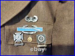 US Tunic Coat Serge GLIDER 82nd AIRBORNE PARATROOPERS 40L Original WW2