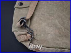 US WW2 / Musette M36 caoutchouté daté 1943 (authentique)