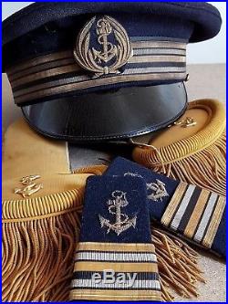 Un lot de capitaine de frégate de la marine nationale ww2 Indo militaria