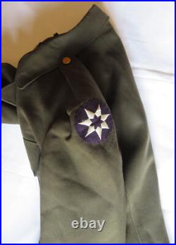 Uniforme U. S. Feminin Wac Officer Normandie 1944
