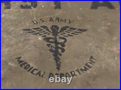 Us Ww2 Army First Aid For Gas Casualties Only Medical Department D'époque /jeep