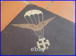 Valise Officier 1° RCP 1943-1950 Chasseur Parachutiste Ancien Scout de France