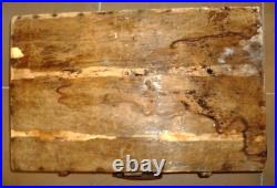 Valise peinte en bois 6° RTS Régiment Tirailleurs Sénégalais ORIGINAL Coloniale