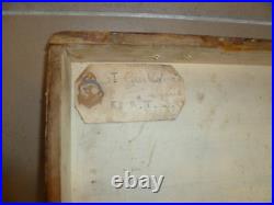 Valise peinte en bois 6° RTS Régiment Tirailleurs Sénégalais ORIGINAL Coloniale