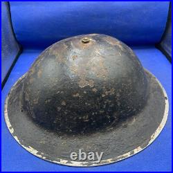 Véritable Seconde Guerre Mondiale WW2 Armée Britannique Combat Casque Avec Liner