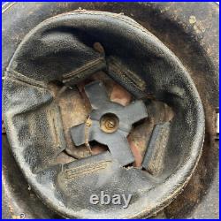 Véritable Seconde Guerre Mondiale WW2 Armée Britannique Combat Casque Avec Liner
