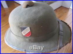 Véritable casque allemand tropical WW2