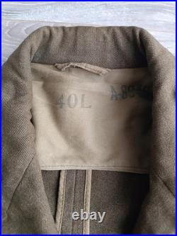 Veste 4 Poches us 40L ww2 wwii Originale Tenue De Sortie