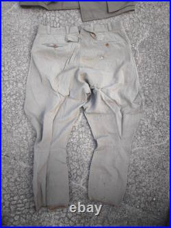 Veste 4 poches interprète sphinx barrettes décorations ww1 + culotte France 40