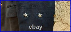 Veste Contre Amiral 1940-1944 Drap de laine Marine WWII ORIGINAL UNIFORME FRANCE