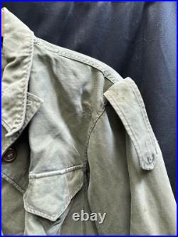 Veste De Combat US Armée D'Après-Guerre Taille 38 Petit / Regular
