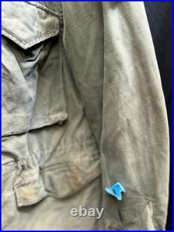Veste De Combat US Armée D'Après-Guerre Taille 38 Petit / Regular