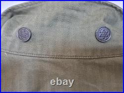 Veste HBT original US WW2 34R rabat anti-gaz jacket herringbone twill jeep Dodge