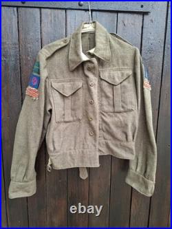 Veste Vareuse Battle Dress P37 Canadienne ww2