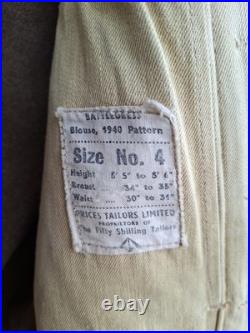 Veste Vareuse Battle Dress P40 ww2