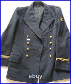 Veste blazer de la Marine WW2 officier spécialiste détecteur