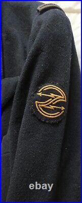 Veste blazer de la Marine WW2 officier spécialiste détecteur