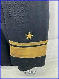Veste + casquette de contre-Amiral US Navy datée Février 1945 WW2 ORIGINALE
