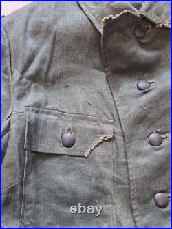 Veste de treillis Allemande WW2 Originale (1)