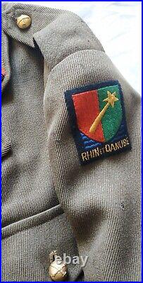 Veste militaire WW2 uniforme officier artillerie GAA 481 French armée