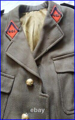 Veste militaire WW2 uniforme officier artillerie GAA 481 French armée