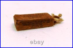 Vintage 1942 Militaire Iodine Tampons 3 Paquet Pratique Fournitures Co. WWII Era