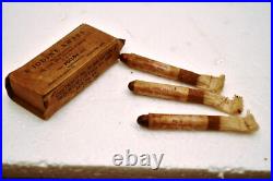 Vintage 1942 Militaire Iodine Tampons 3 Paquet Pratique Fournitures Co. WWII Era