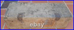 WW2 Allemand Caisse AK Tropicale Sable 2cm FLAK marquages Provence 1944 Sudwall