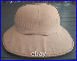 WW2 Bon Casque Colonial 1940 et Indochine toile liège tropical France ORIGINAL