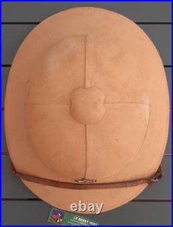 WW2 Bon Casque Colonial Mle 1931 toile liège réglementaire tropical ORIGINAL