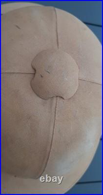 WW2 Bon Casque Colonial Mle 1931 toile liège réglementaire tropical ORIGINAL
