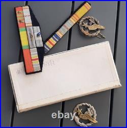 WW2 Brevet Aéronavale 1940-1944 ensemble Vétéran Corse de la Marine ORIGINAL