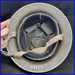 WW2 Britannique Feu Service Casque Original Complet Ensemble Domestique