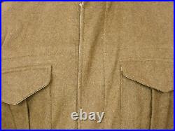WW2 British 37 Pattern Battle Dress Uniform Tunique en laine 2XL 46 t375