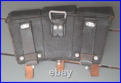 WW2 Cartouchière Mauser 98K Allemand état SUP ORIGINAL Provence Dragoon 1944