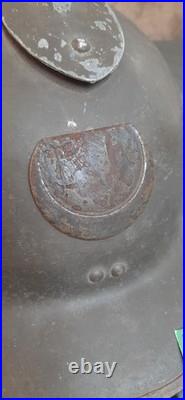 WW2 Casque Adrian M1926 Troupes d'Afrique 2° Guerre ORIGINAL Provence 44