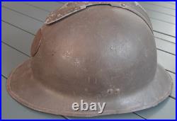 WW2 Casque Adrian M1926 Troupes d'Afrique 2° Guerre ORIGINAL Provence 44