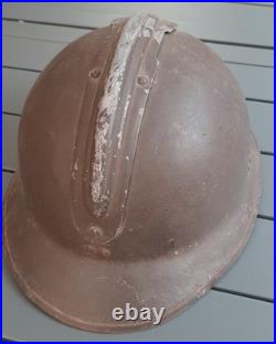WW2 Casque Adrian M1926 Troupes d'Afrique 2° Guerre ORIGINAL Provence 44