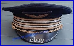 WW2 Casquette Aviation Mle 1934 Lieutenant Colonel Armée de l'Air ORIGINAL